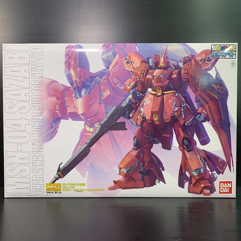 MG 1/100 MSN-004 Sazabi Ver Ka Mechanical Clear Ver (Mobile Suit Gundam: Char's Counterattack)