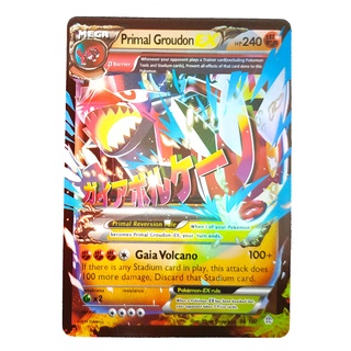 Primal Groudon Mega EX 86/160 พรีมอล กราดอน Pokemon Card Vivid Series ภาษาอังกฤษ