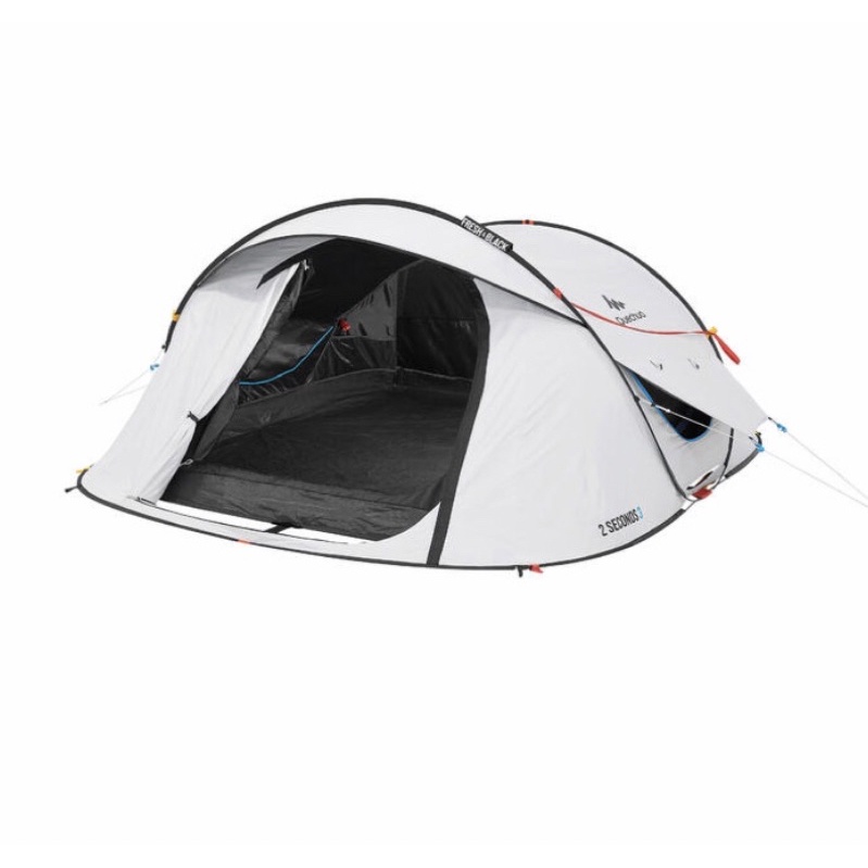 Decathlon เต็นท์ตั้งแคมป์รุ่น 2 SECONDS FRESH&BLACK สำหรับ 3 คน