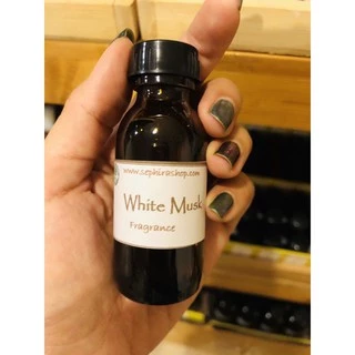 หัวน้ำหอมกลิ่น ไวท์มัส White Musk Fragrance oil ใช้ทำสบู่ ทำโลชั่น น้ำหอมฉีดตัว ทำเทียน เครื่องหอม