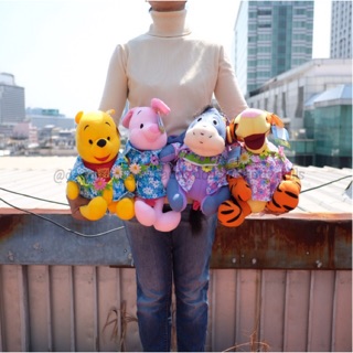 ตุ๊กตา Pooh หมีพูห์ &amp; Piglet พิกเล็ต &amp; Eeyore อียอร์ &amp; Tigger ทิกเกอร์ TC Summer 12นิ้ว Winnie the Pooh พู พูห์ หมีพู