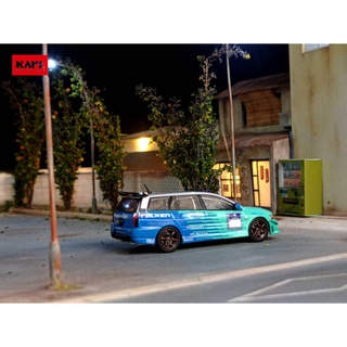 (INNO64) MITSUBISHI LANCER EVOLUTION IX WAGON FALKEN LIVERY 1/64