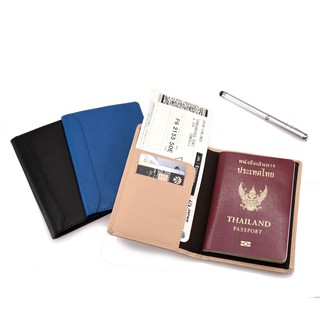 [4.4 ใช้โค้ด PSMEU999 ลดเพิ่ม 10%] ปกพาสปอร์ต หนังแท้ Leather Passport Cover