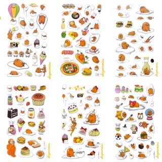 Set sticker gudetama