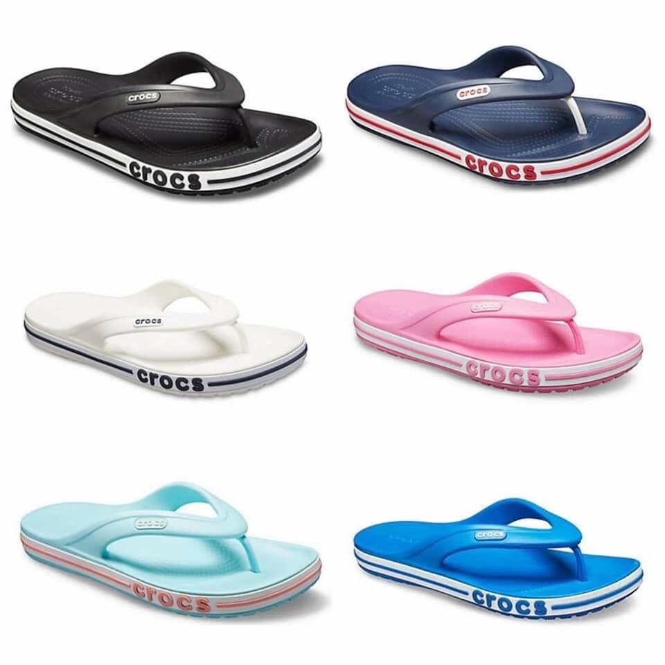 รองเท้าแตะ Crocs Bayaband Flip (สินค้าขายดี)สีใหม่พร้อมส่ง งาน Outlet ...