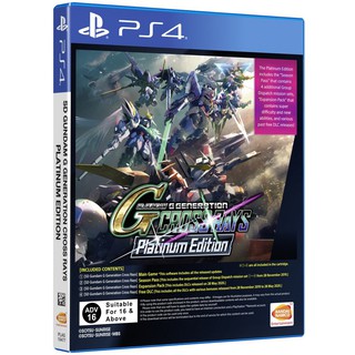 PS4 SD Gundam G Generation Cross Rays (Zone3/Asia)( English ) แผ่นเกมส์ ของแท้ มือหนึ่ง มือ1 ของใหม่ ในซีล