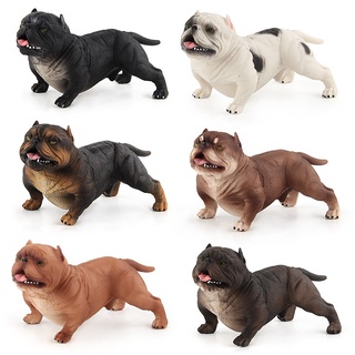 ❤การขายส่งโรงงานอุตสาหกรรม❤จำลอง French Bulldog Bully Dog Solid สัตว์รุ่นเครื่องประดับ 13 ซม.6 เด็กวันเกิดของขวัญเด็กวิทยาศาสตร์การศึกษาของเล่นความรู้ความเข้าใจ