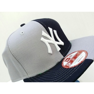 ของแท้ 100% NEW NY ERA 9FIFTY ORINAL FIT SNAPBACK 950 DOUBLE SPLIT Cap GREY RED NY FREE SIZE ADJUSTABLE หมวก US Imported