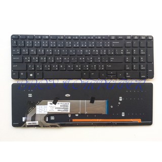 HP Keyboard คีย์บอร์ด HP PROBOOK 450-G0 450-G1 455-G1 Backlit TH-EN