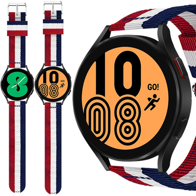 20 22 มม.ผ้าใบไนลอนสายนาฬิกาสร้อยข้อมือสําหรับ Ticwatch E2 S2 E3 Gth Ticwatch Pro 3 GTX 4G 2 E สายนา