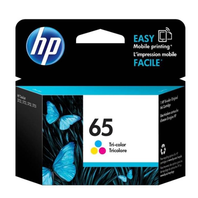 HP65 หมึกแท้ HP 65 TRI-COLOR  Original Ink Cartridge