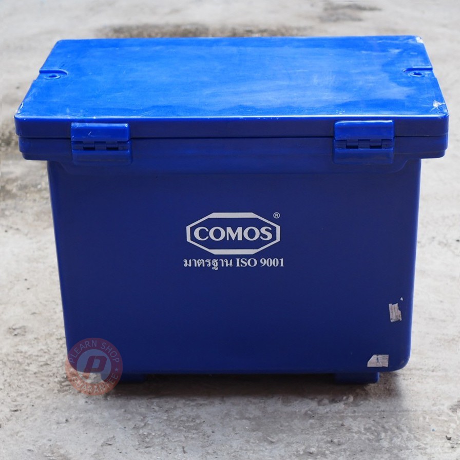 ถังแช่ ถังน้ําแข็ง ยี่ห้อ Comos ขนาด 80 ลิตร  (Ice box 80L.) มีบานพับ เนื้อหนา เกรดเอ (Food grade) เก็บความเย็นได้นาน ราคา ถูกที่สุด ดีลบีเคเค แกลเลอรีภาพที่ 3