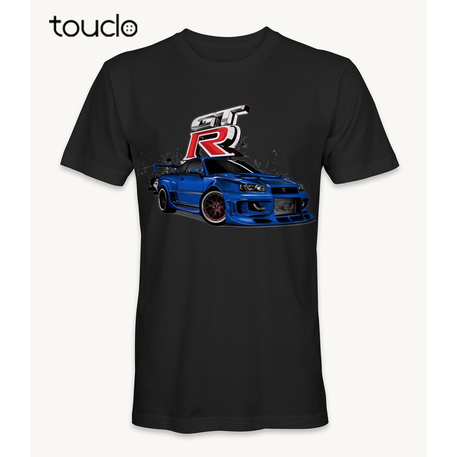 Nissann skyline gtr เสื้อยืด GTR R32 R33 R34 R35 Car T เสื้อ