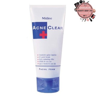 มิสทีน แอคเน่ เคลียร์ เฟเชียลโฟม l Mistine Acne Clear Facial Foam 85 g.