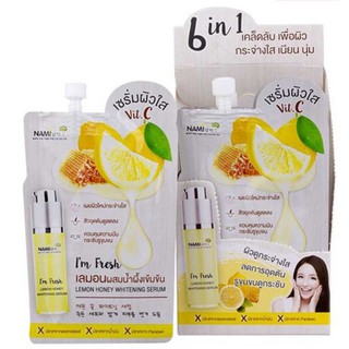 (6ซอง/กล่อง) Nami Im Fresh Lemon Honey Whitening Serum นามิ แอม เฟรช เลมอน ฮันนี่ ไวท์เทนนิ่ง เซรั่ม