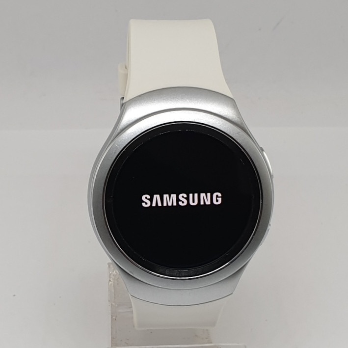 นาฬิกา SAMSUNG GEAR S2 SM-R720 SILVER แท่นชาร์จ+สายชาร์จ (สภาพดี) NO.06