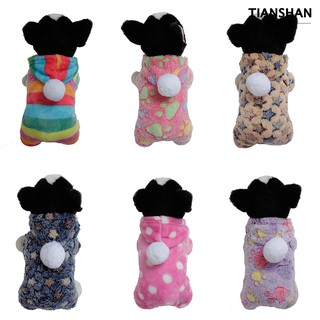 สัตว์เลี้ยงเครื่องประดับ Winter Pet Dog Puppy Warm Star Costume Soft Coat Hoodie Jacket Apparel