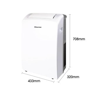 Hisense แอร์เคลื่อนที่ Portable Air Conditioner 12000 BTU หน้าจอแสดงผล LED รุ่น AP-12CR4RNXS0