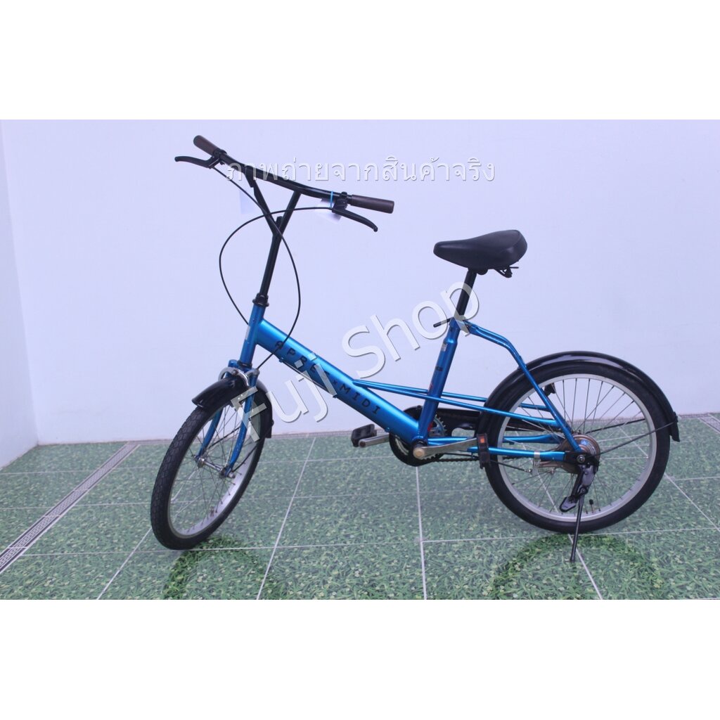จักรยานญี่ปุ่น - ล้อ 20 นิ้ว - ไม่มีเกียร์ - สีฟ้า [จักรยานมือสอง]