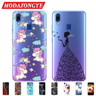 เคสสำหรับ VIVO Y93 เคสซิลิโคน Soft Back Cover VIVOY93 Y 93 Case Painted Silicone เคส