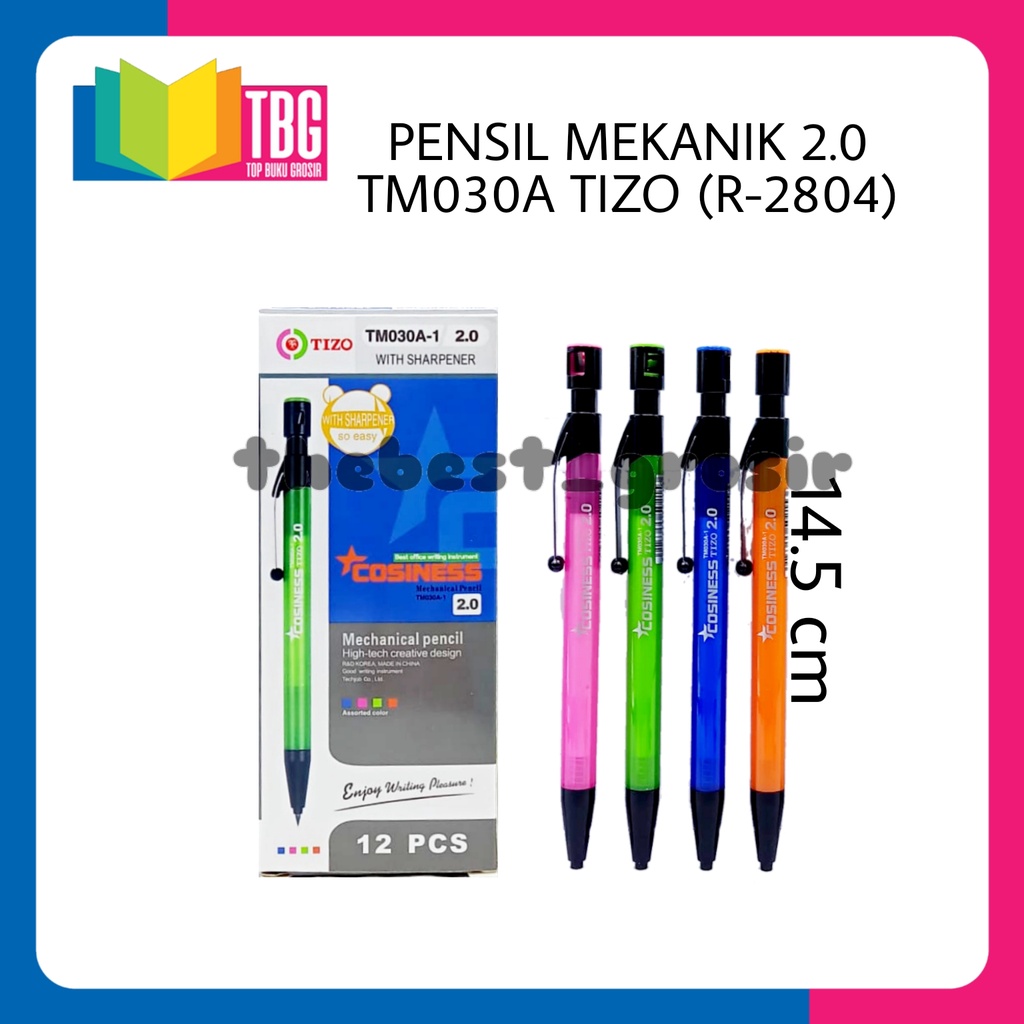 1 ชิ้น MECHANICAL PENCIL 2.0 TM030A TIZO / MECHANICAL PENCIL / FILLED PENCIL