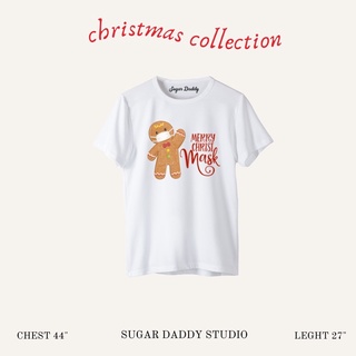 MERRY CHRISTMASK Oversize - เสื้อยืดสกรีนโอเวอร์ไซส์ ลายเมอร์รี่คริสแมส