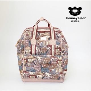 Henneybear-275 Wincent กระเป๋าเป้ชมพู หวานๆลายวินเซนต์