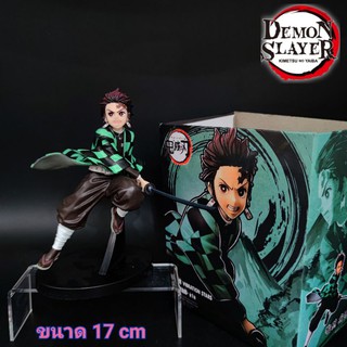 โมเดล ทันจิโร่ ท่า Action ดาบพิฆาตอสูร Kimitsu No Yaiba ขนาด 17 Cm. (แบบมีกล่องและไม่มีกล่อง) ราคาถูก เก็บปลายทางได้