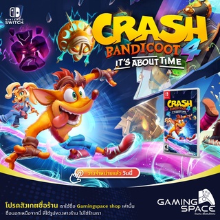 Nintendo Switch : มือ 1 Crash Bandicoot 4 : Its About Time (us แท้)