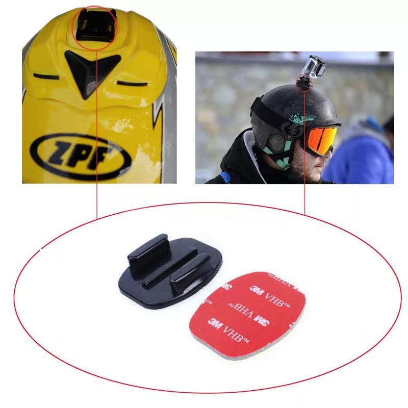 Arc Flat Plane 3M Glue Adhesive Fixed Base Mount Helmet Accessories set - โค้งมนเครื่องบิน 3M กาวกาวคงที่แท่นยึด