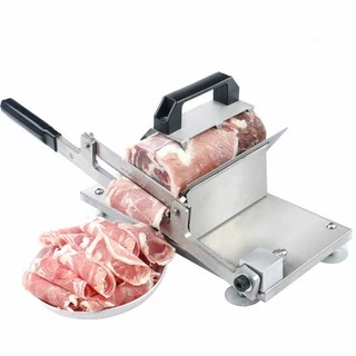 Stainless Meat Slicer เครื่องสไลด์เนื้อสัตว์ เครื่องสไลด์หมู หั่นหมูไก่ ขนาด 0.2-1
