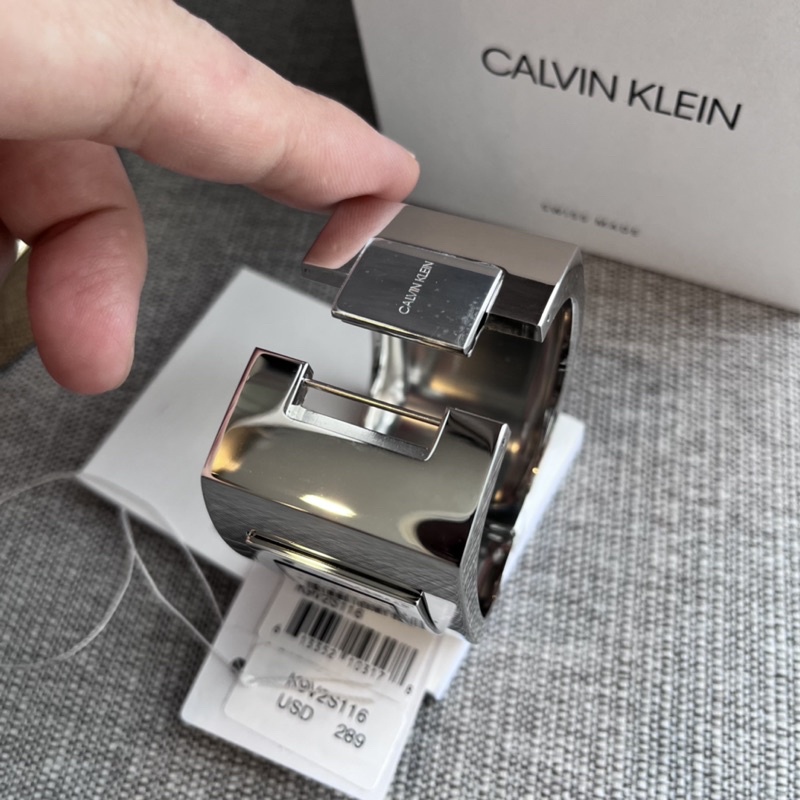 ✨ผ่อน0%แท้100%✨ นาฬิกาข้อมือ CALVIN KLEIN Quartz Silver Dial Ladies Watch  K9V2S116 | Shopee Thailand