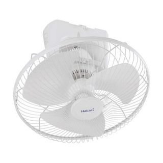 🔥HOT🔥 HATARI พัดลมโคจร HT-C16M8(N) ขนาด 16 นิ้ว สีเทา - ขาว Electric Fans