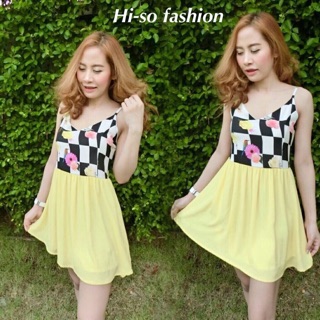 Floraldress เดรสผ้าชีฟองสีสันสดใสน่ารัก