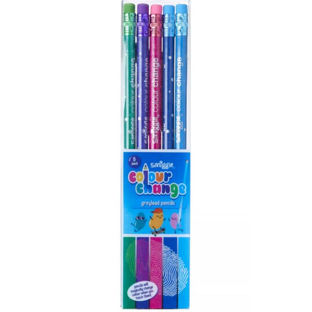 Smiggle : Colour Change Pencil Pack X5...ดินสอเปลี่ยนสีได้ กลิ่นหอม เขียนดี แสนสวย Smiggle แท้ จากออสเตรเลีย