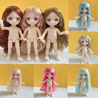 Bjd ดวงตาตุ๊กตาอนิเมะเจ้าหญิงน่ารัก ขนาด 16 ซม. diy ของเล่นสําหรับเด็กผู้หญิง