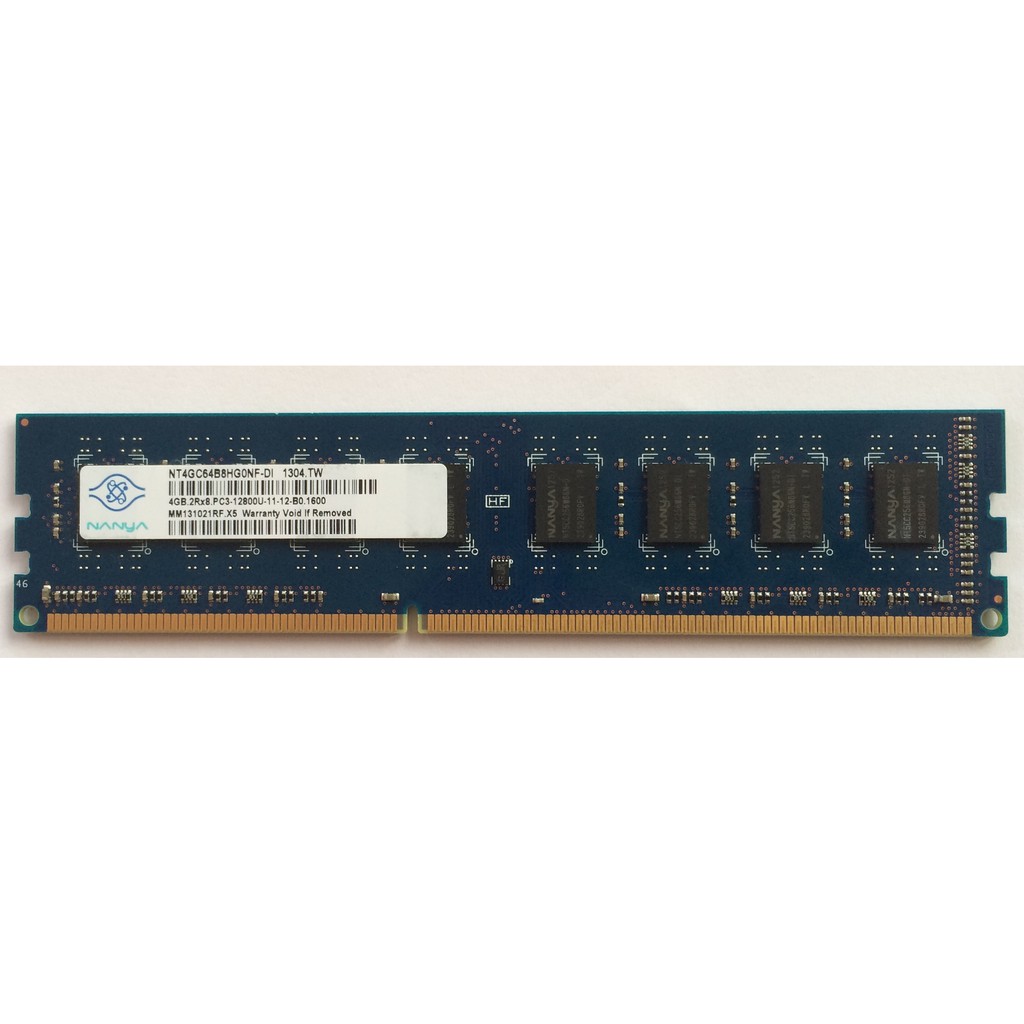 Nanya DDR3  4GB 16 ชิป รองรับ (socket 775,1150,1151,1155,1156,1366,AM3,AM3+,FS1b,FM1,FM2,FM2+) สำหรับเครื่อง  PC