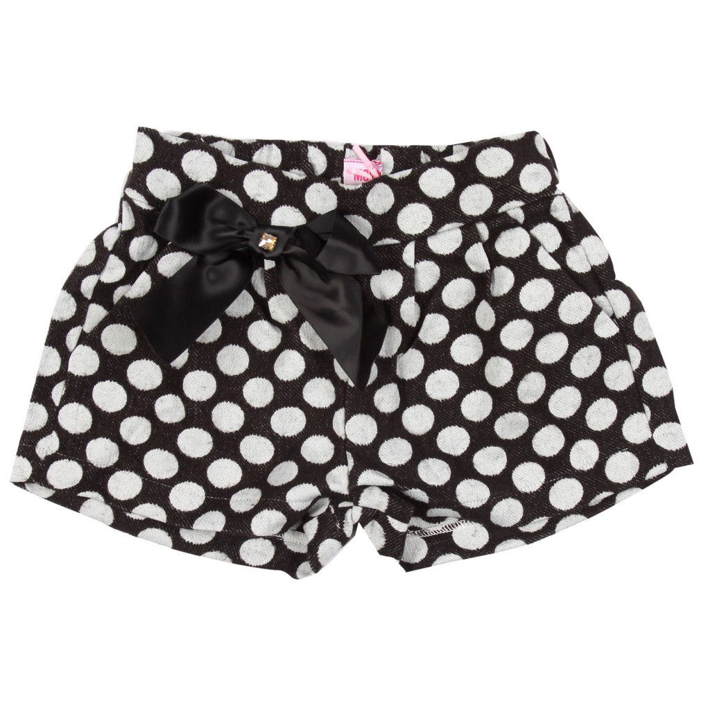 MOEJOE Polkadot Girl Pants - สีดํา