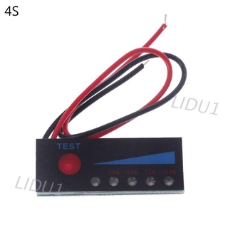 Lidu 3 . 7 V 2 S - 4 S 18650 Lithium 12 V เครื่องทดสอบแบตเตอรี่