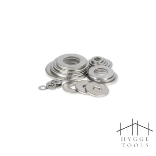 แหวนอีแปะ สแตนเลส 304 แหวนรองน็อต แหวนขนาด2mm-24mm