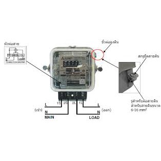 มิเตอร์ไฟฟ้า รุ่น MF-33E 2P มิตซูแท้
