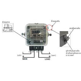 มิเตอร์ไฟฟ้า รุ่น MF-33E 2P มิตซูแท้