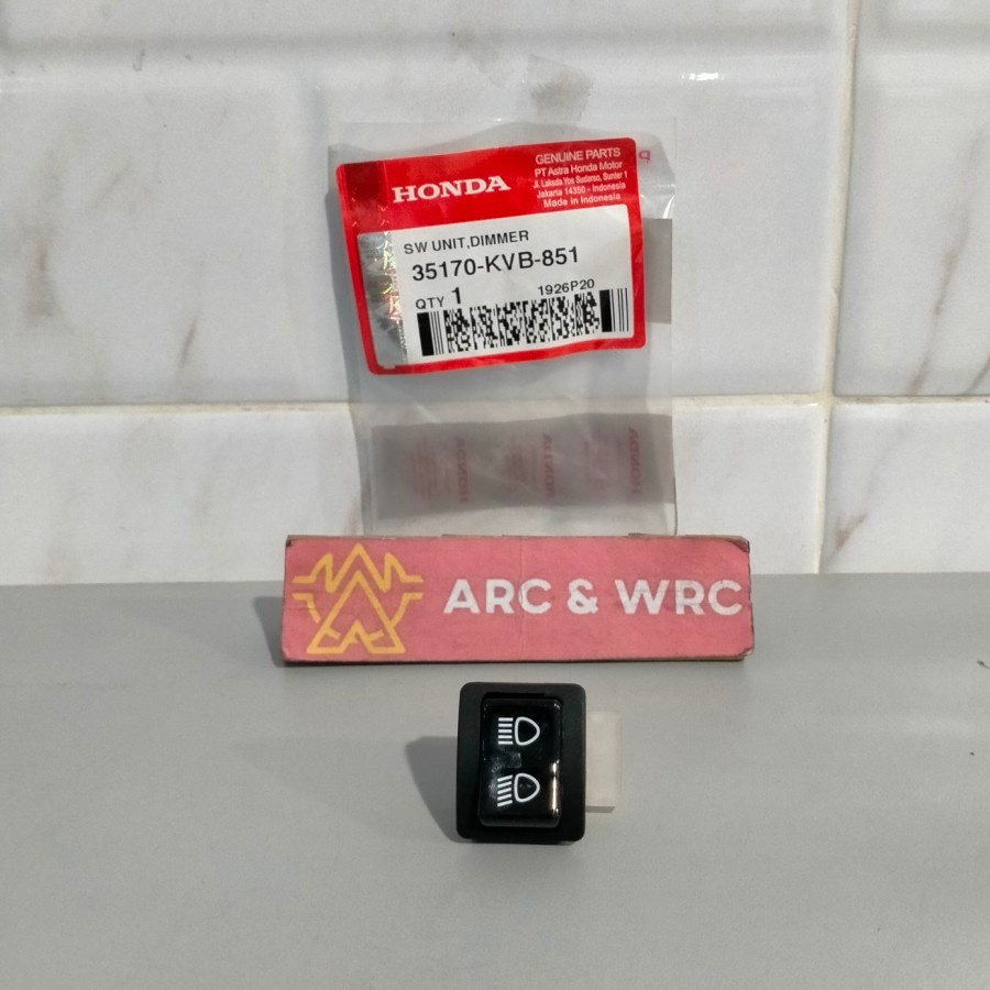 TOMBOL Honda Beat คาร์บูเรเตอร์ Far Near สวิตช์ปุ่มหรี่ไฟ // 35170KVB851