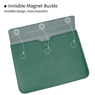 กระเป๋าหนังPUแม็คบุ๊ค 13” ตั้งได้ กันกระแทก Sleeve with stand กระเป๋าmacbook laptopbag ซองใส่แมคบุ๊ค