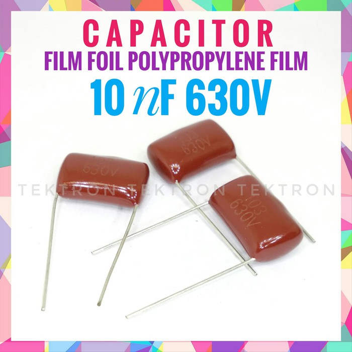 10nF 630V Film Foil Polypropylene Capacitor คุณภาพเหนือ mylar