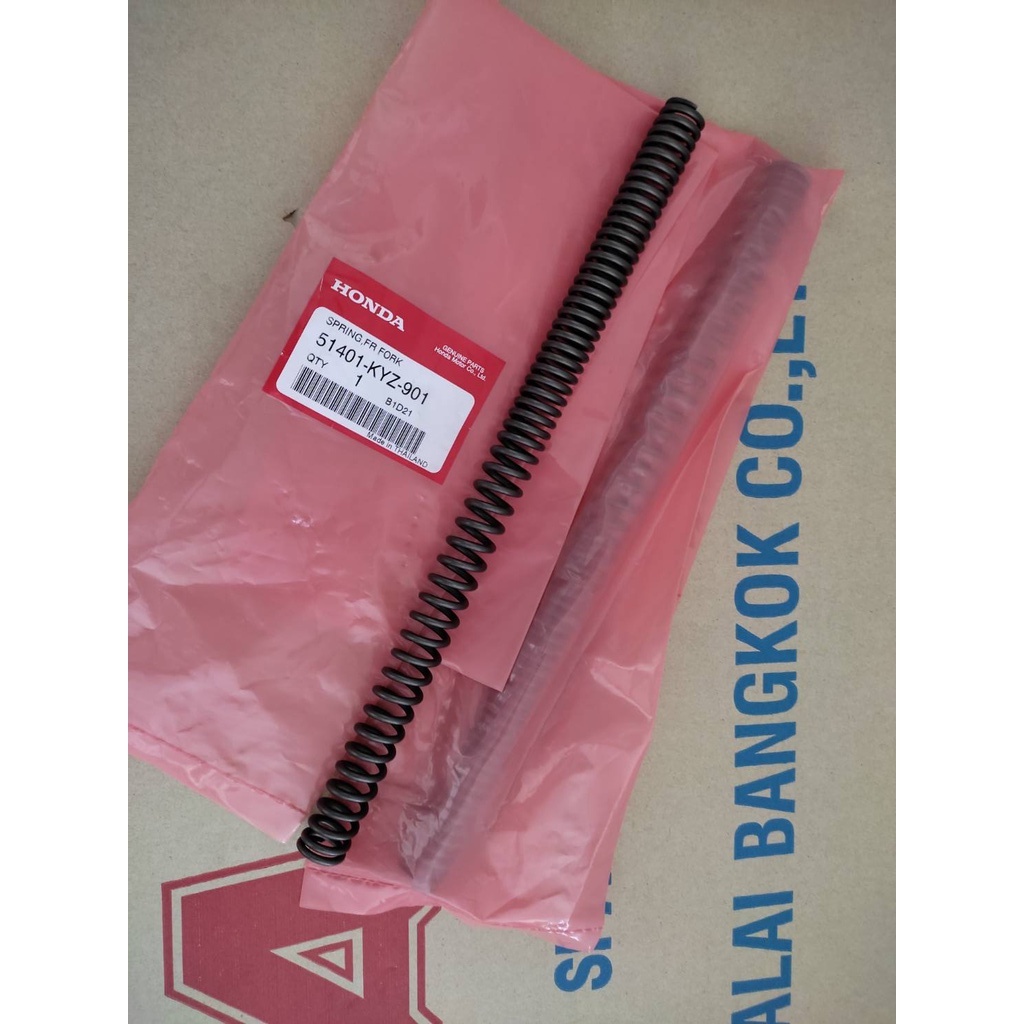 สปริงโช๊คหน้า honda wave 125i 2012-2017 ปลาวาฬ ความยาวของสปริง 29.5 ซ.ม สินค้าแท้ศูนย์ 51401-KYZ-901