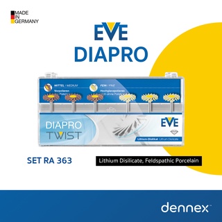 ชุดหัวขัด EVE " DIAPRO TWIST " Set RA 363