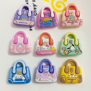 กระเป๋าถือใบจิ๋ว 4 ชิ้น อุปกรณ์DIYสำหรับประดับตกแต่ง