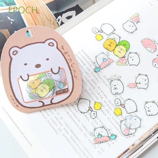 Epoch สติ๊กเกอร์ฉลากลายการ์ตูนน่ารัก Diy หลายสีสัน 50 ชิ้น/ถุง