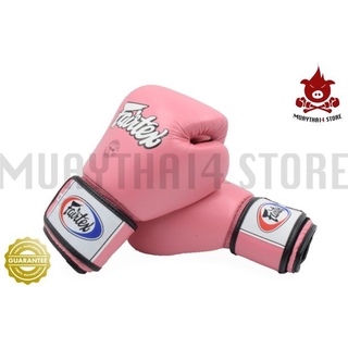 นวมชกมวย Fairtex BGV1 PINK Universal Gloves สีพื้นฐาน สีชมพู นวมมวย